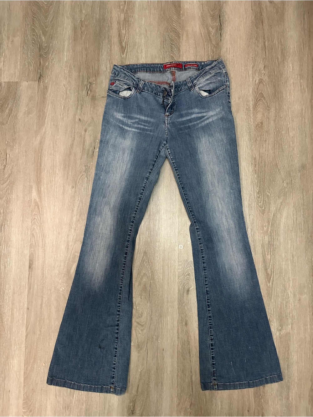 Miss Sixty Medium Blue Flared Jeans